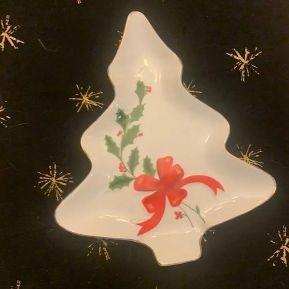 ‎Christmas Tree shaped Trinket Tray - Picture 1 of 2